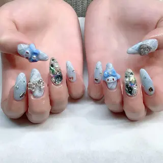 ネイル 💎🐰 saki. m 🐰💎のネイルデザイン