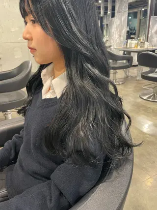 ロング カラー 艶髪/透明感🪽 DISCO🪽のヘアスタイル