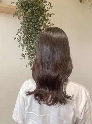 ミディアム カラー 似合わせカット ▫️ｲﾁｶ🌻のヘアスタイル