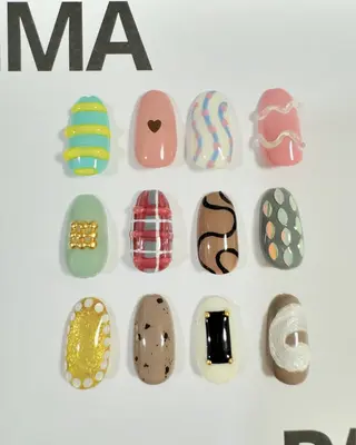 ネイル tsumeasobi所属・tsumeasobi 🪬macoのネイルデザイン