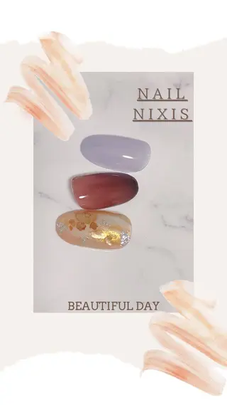 ネイル 大人キレイ 𝑁𝑖𝑥𝑖𝑠のネイルデザイン