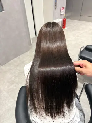 ロング カラー パーマ ヘアアレンジ salowin新宿East3階所属・艶美髪/髪質改善 /縮毛矯正/木元渓太のヘアスタイル