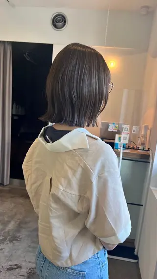 カラー ミキ🐈‍⬛ bobカット🚿のヘアスタイル