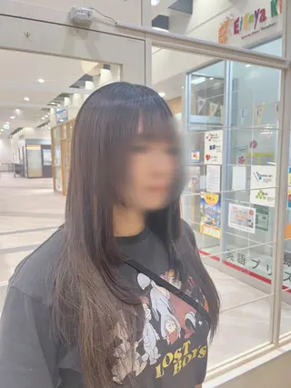 ロング ヘアアレンジ 裾カラー/Aya🥀のヘアスタイル
