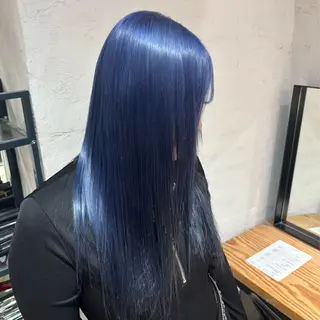 ロング カラー ヘアアレンジ 🌷韓国淡色ブリーチ 特化／りの🪽のヘアスタイル