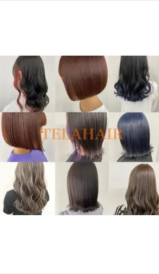 ミディアム TELAHAIR 髪質改善特化型サロンのヘアスタイル