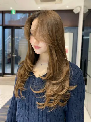 ロング keen 吉祥寺所属・【韓国❤️海外ヘア】 AYAKAのヘアスタイル