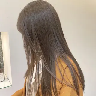 セミロング タナカ レイヤのヘアスタイル