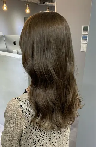 ロング カラー CheRiR所属・アッシュカラーやアレ ンジ得意🌿RIKOのヘアスタイル