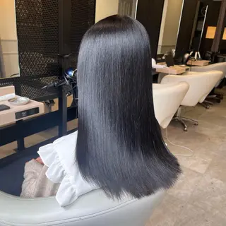 セミロング カラー ボブ& 髪質改善FUMIYAのヘアスタイル