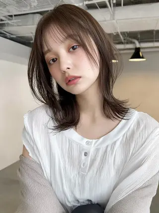 ミディアム 野間 ひなののヘアスタイル