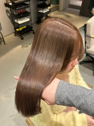 セミロング カラー ウノプリール茶屋町店所属・Hotaru/梅田 /茶屋町のヘアスタイル