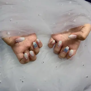 ネイル パーツ全部¥110 サロンミミのネイルデザイン