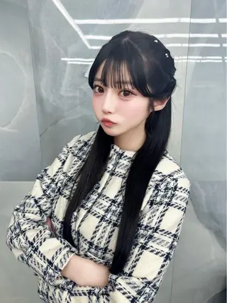 ロング 韓国/アイドルヘア 🎀みづきのヘアスタイル