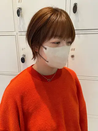 ショート カラー 鶴岡で縮毛矯正なら お任せ！ハヤシナオミのヘアスタイル