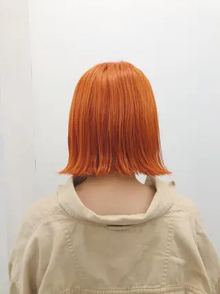 ショート カラー ヘアアレンジ flamme Annaのヘアスタイル