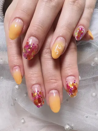 ミディアム カラー ネイル Nail NaNaのネイルデザイン