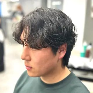 パーマ メンズ 韓国ヘア🇰🇷 メンズパーマ/つかさのヘアスタイル