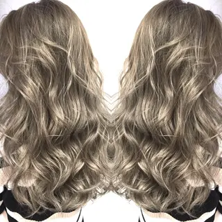 ロング カラー 井上 一平のヘアスタイル