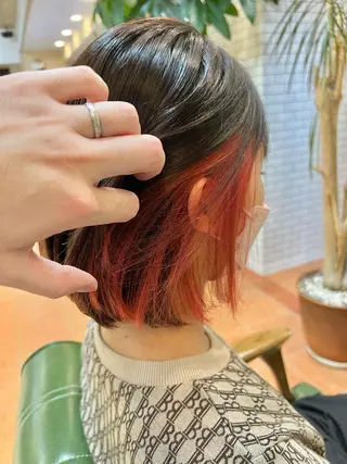 ショート カラー 石井 佑樹のヘアスタイル