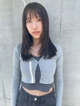 ミディアム カラー センスをお届けします 大谷将生INFPのヘアスタイル