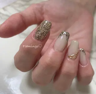 ネイル 40代からの爪に 優しい施術×自爪育成のネイルデザイン