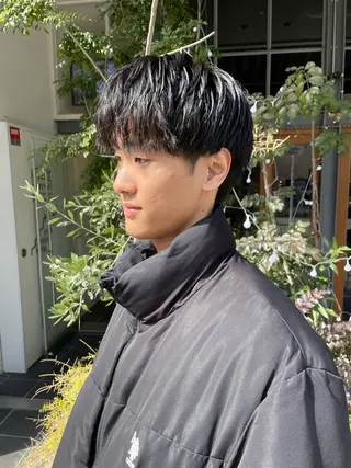 メンズ カット/パーマ/ カラー林本　南壱人のヘアスタイル