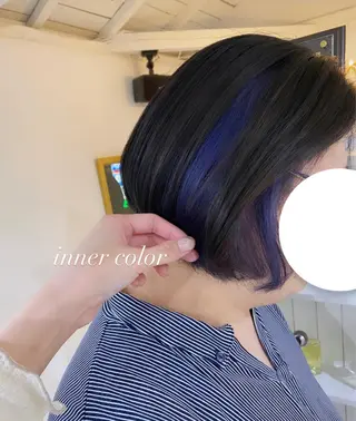 ショート カラー flen所属・𖤣𖥧𖥣𖥧田中 姫乃𖤣𖥧𖥣𖡡のヘアスタイル