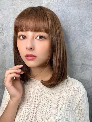 ミディアム 愛されヘア♪ 大森春奈のヘアスタイル