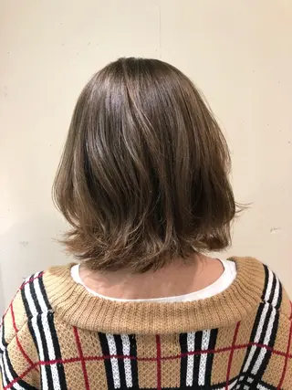 ミディアム カラー パーマ ヘアアレンジ 【ツヤ髪美容師】 ツダケイスケのヘアスタイル