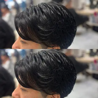 ショート パーマ メンズ メンズ特化韓国風 パーマスタイル/りんのヘアスタイル