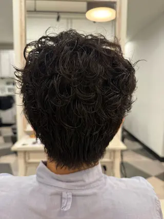 ショート パーマ Eclat【エクラ】所属・三上 莉里のヘアスタイル