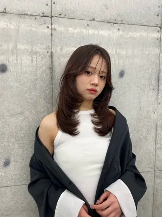 ミディアム MIYUU OTANIのヘアスタイル