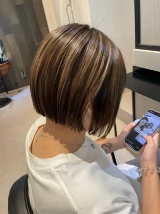 ショート オリーブカラー🫒/ 透明感カラー/みゆのヘアスタイル