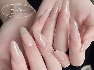 ロング more glam 原宿店のネイルデザイン