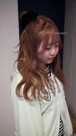 ロング カラー ヘアアレンジ ᵐⁱᵏⁱᵏᵒ / レイヤー★のヘアスタイル