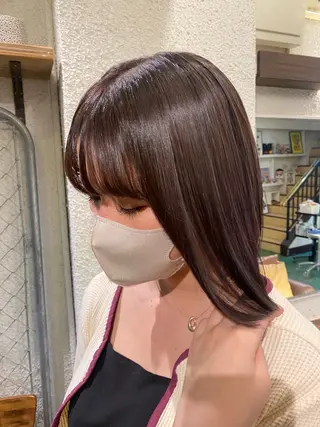 カラー 🫧艶髪カラー/ 透明感カラー/ヒマリのヘアスタイル