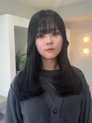 セミロング hair&beauty RENO直江店所属・大友 千春のヘアスタイル