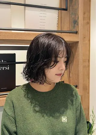 ショート パーマ/名古屋パーマ / コデラ ナナホのヘアスタイル