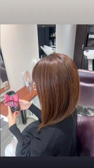 ミディアム SOL しゅのんのヘアスタイル