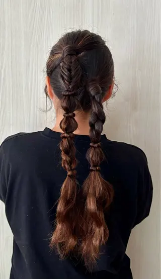 ヘアアレンジ ヘアセット🎀推し活 市川駅近🩵MIHOのヘアスタイル