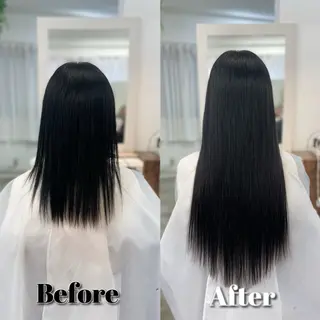 ロング カラー 韓国ヘア🤍髪質改善 🇰🇷AKANEのヘアスタイル