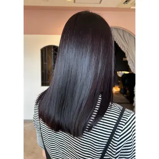 セミロング カラー nook.【ヌーク】所属・アヤカ assistantのヘアスタイル