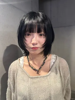 ショート カラー 似合わせウルフ/ レイヤー/山本祐輔のヘアスタイル