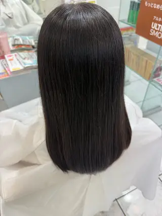 セミロング エクセル大岡山所属・カット/カラー🍊 モデル募集/馬場遥佳のヘアスタイル