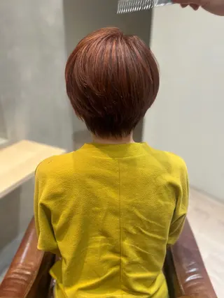 ショート Hair Make NEWYORK　稲荷町店所属・moe 🍀美髪矯正 ツヤツヤストレートのヘアスタイル