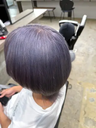 カラー ルシ🌈/ハイトーン デザインカラー/町田のヘアスタイル