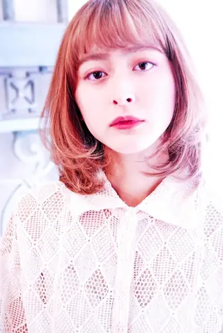 ミディアム カラー パーマ ヘアアレンジ メンズ 表参道Lise おおいしおりのヘアスタイル