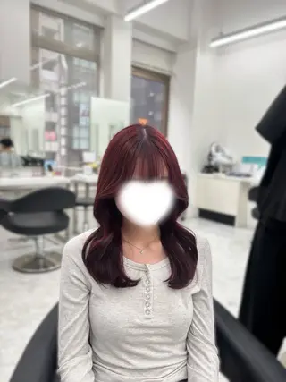 カラー かわいい艶髪🤍 れいな🤍のヘアスタイル