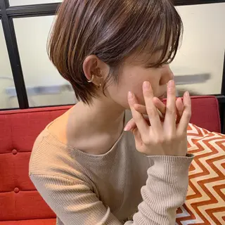 ショート SAKURA 原宿所属・なかの たくみのヘアスタイル